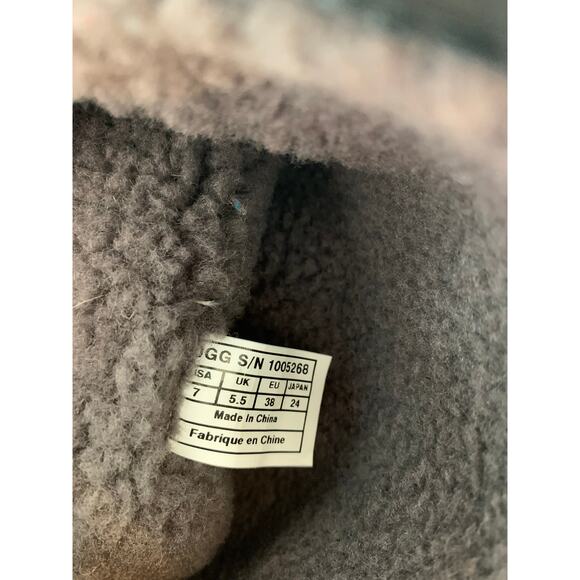 Ugg Thomsen Waterproof Leather Boot Black Size 7 - Picture 12 of 13